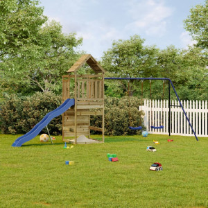 Parque infantil de exterior madera de pino impregnada D