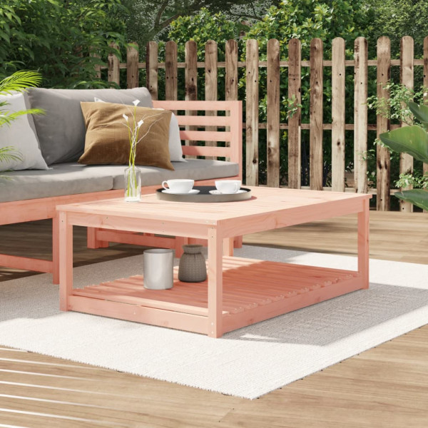 Mesa de jardim madeira maciça abeto de Douglas 121x82.5x45 cm D