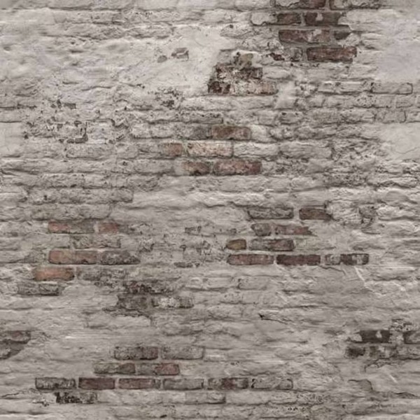 DUTCH WALLCOVERINGS Mural fotográfico Old Brick Wall cinza D