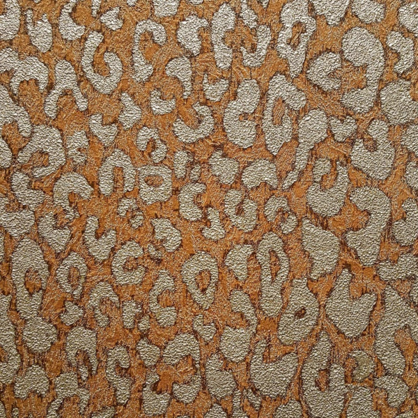 DUTCH WALLCOVERINGS Papel  de pared estampado de leopardo marrón D