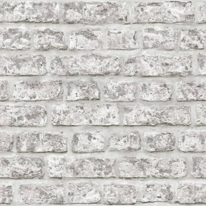 Topchic Papel de pared Brick Wall gris oscuro D