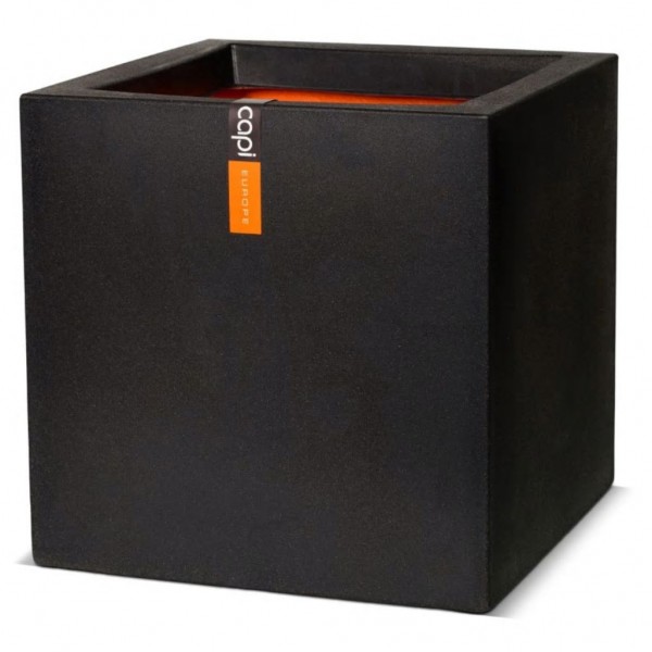 Capi Jardineiro quadrado Urban Smooth preto 30x30x30 cm KBL902 D