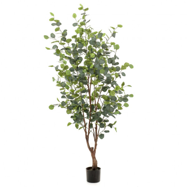 Emerald Eucalyptus artificial com pote de 140 cm D