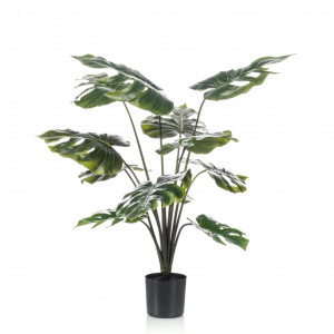 Emerald Planta monstera artificial en maceta 98 cm D
