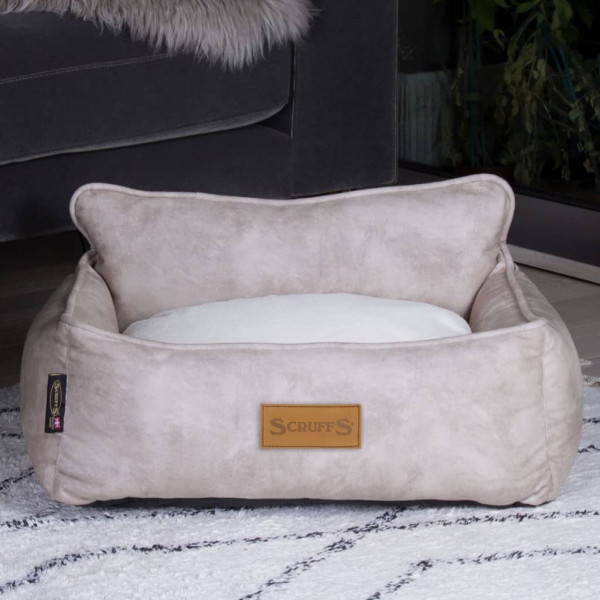 Scruffs & Tramps Camas para cães Kensington creme L 90x70 cm D