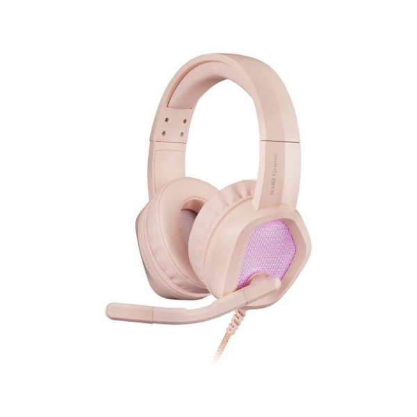 Auriculares Mars gaming MH320 rosa D
