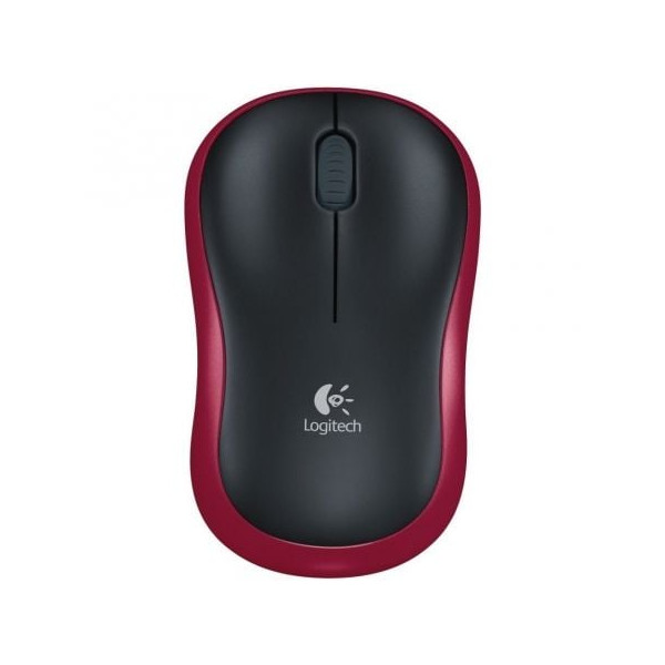 Ratón inalámbrico logitech m185 rojo D