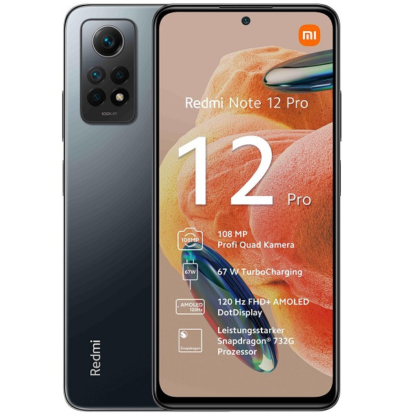 Xiaomi Redmi Note 12 Pro dual sim 6GB RAM 128GB cinza D