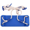 Balanço com escada de corda de polietileno azul 3