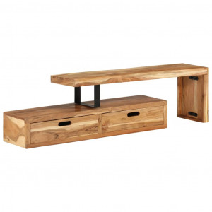 Mueble de TV madera maciza de acacia D