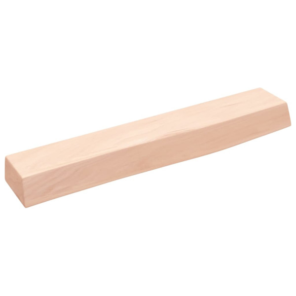 Estante de pared madera maciza de roble sin tratar 60x10x6 cm D