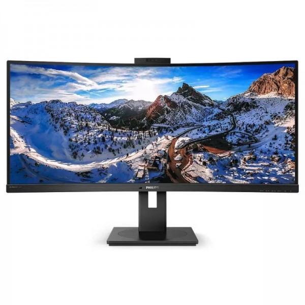 Monitor ultrapanorámico Curvo PHILIPS 34" LED WQHD 346P1CRH negro D