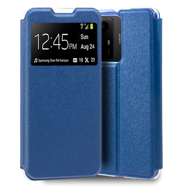 Funda COOL Flip Cover para Xiaomi Redmi Note 12S Liso Azul D