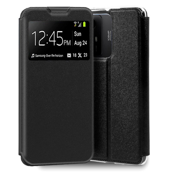 Funda COOL Flip Cover para Xiaomi Redmi Note 12S Liso Negro D