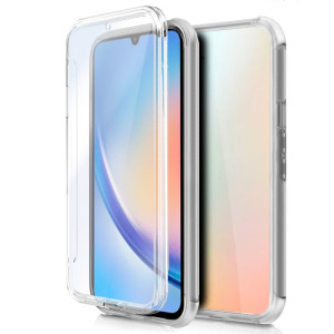 Funda COOL Silicona 3D para Samsung A346 Galaxy A34 5G (Transparente Frontal + Trasera) D