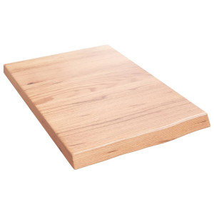 Estante de pared madera de roble tratada marrón claro 40x60x4cm D