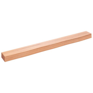 Estante de pared madera roble tratada marrón claro 100x10x6 cm D