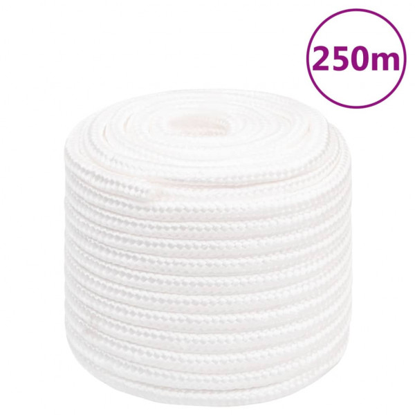 Cuerda de barco polipropileno blanco intenso 16 mm 250 m D