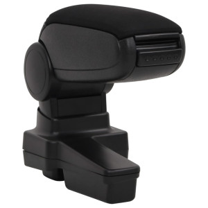 Apoios de braços de carro preto ABS 14.5x32x (27-46) cm H