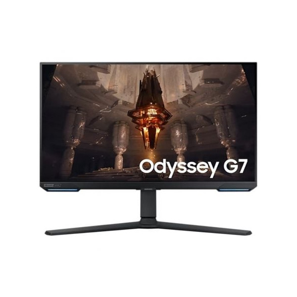 Monitor Gaming SAMSUNG 28" Odyssey G7 UHD Curvo S28BG700EP negro D