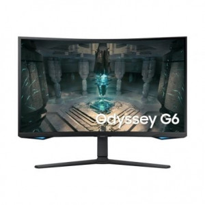 Monitor SAMSUNG Odyssey G6 QHD Curvo S32BG650EU negro D