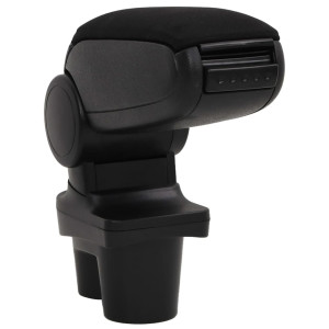 Braços de carro ABS preto 13x36x(30-46) cm H