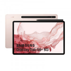 Tablet Samsung Galaxy Tab S8+ 12.4" 5G + WIFI 8GB RAM 128GB X806 rosa D