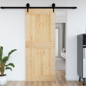 Puerta NARVIK madera maciza pino 95x210 cm D