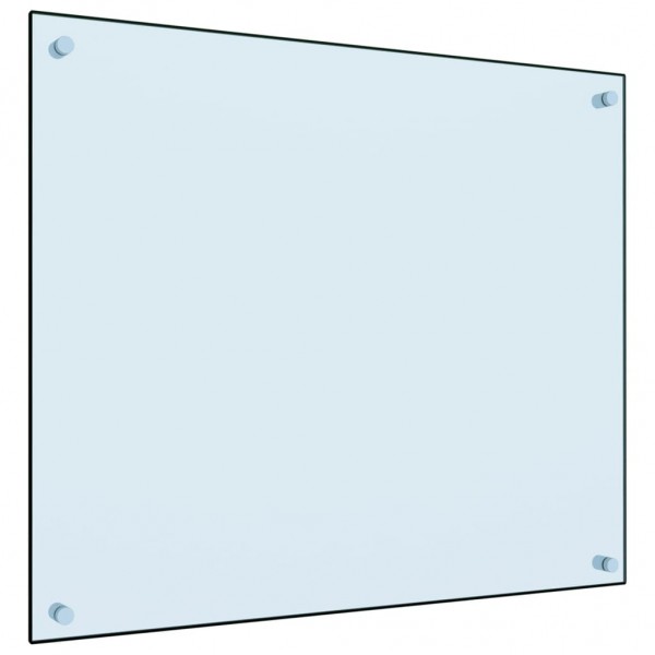 Protección salpicaduras cocina vidrio templado blanco 70x60 cm D