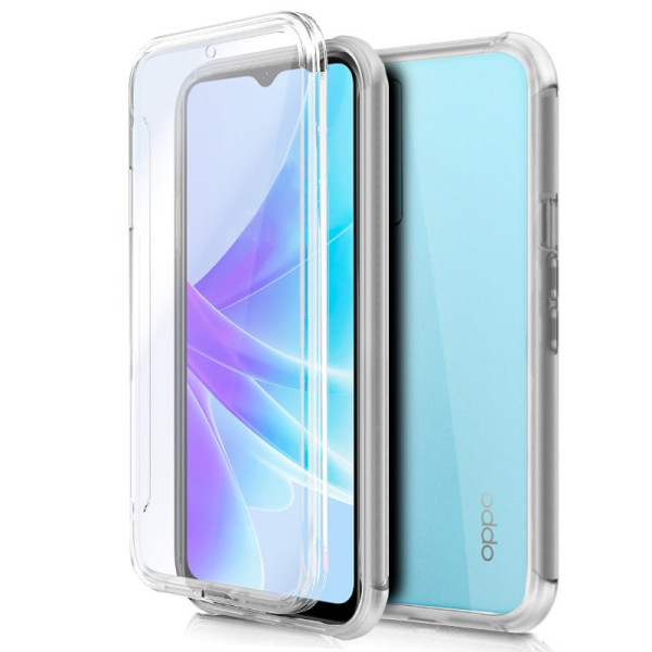 Funda COOL Silicona 3D para Oppo A57s / A77 5G / Realme Narzo 50 5G (Transparente Frontal + Trasera) D