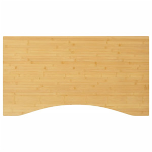 Tablero de escritorio madera maciza de haya 110x(55-60)x4 cm