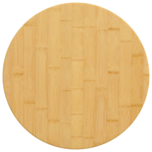 Tampo de mesa em bambu Ø40x4 cm D