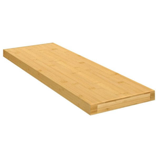 Estante de pared de bambú 60x20x2.5 cm D