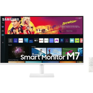 Smart Monitor SAMSUNG 32" Full HD 4K S32BM701UP blanco D