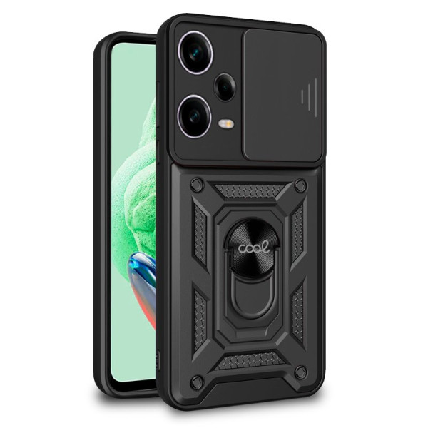 Carcaça COOL para Xiaomi Redmi Nota 12 5G / Poco X5 5G anel rígido preto D