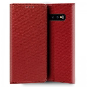Funda COOL Flip Cover para Samsung G973 Galaxy S10 Liso Rojo D
