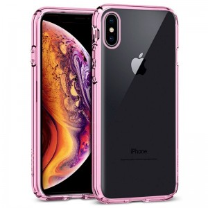 Carcaça COOL para iPhone XS Max Borde Metalizado (Rosa) D