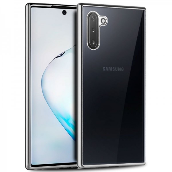 Carcaça Samsung N970 Galaxy Note 10 Borda Metalizada (Plata) D
