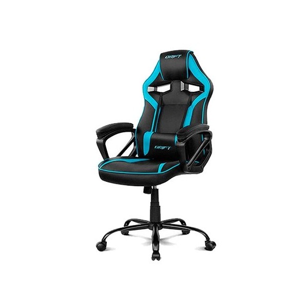 Cadeira de jogos DRIFT DR50BL preto e azul D