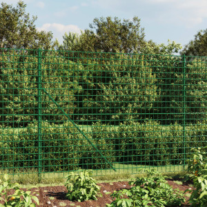 Cerca de arame de aço galvanizado verde 2,2x10 m D