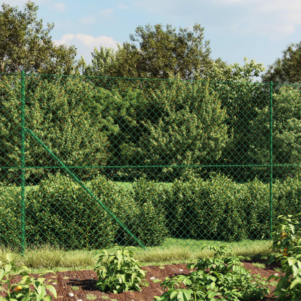 Próximo ao fio com pontas de ancoragem verde 2x25 m D