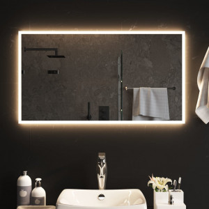 Espejo de baño con LED 90x50 cm D