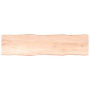 Tablero redondo de madera maciza de haya Ø80x4 cm