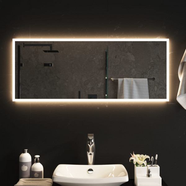 Espelho de banheiro com LED 100x40 cm D