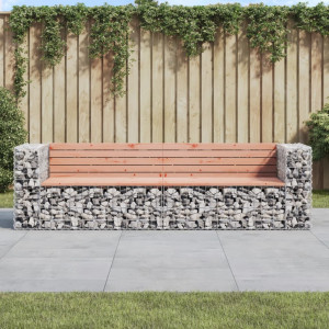 Banco de jardim design gaviões madeira abeto Douglas 244x71x65.5cm D