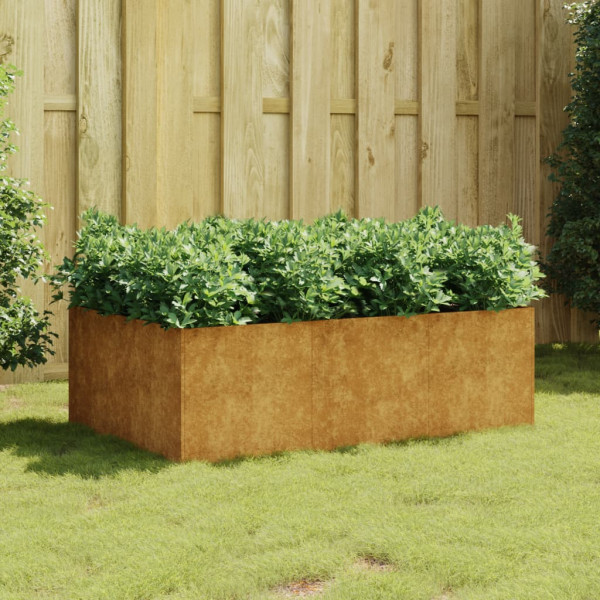 Jardinera acero corten 120x80x40 cm D