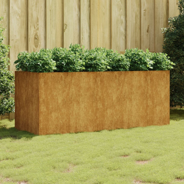 Jardinera acero corten 200x80x80 cm D