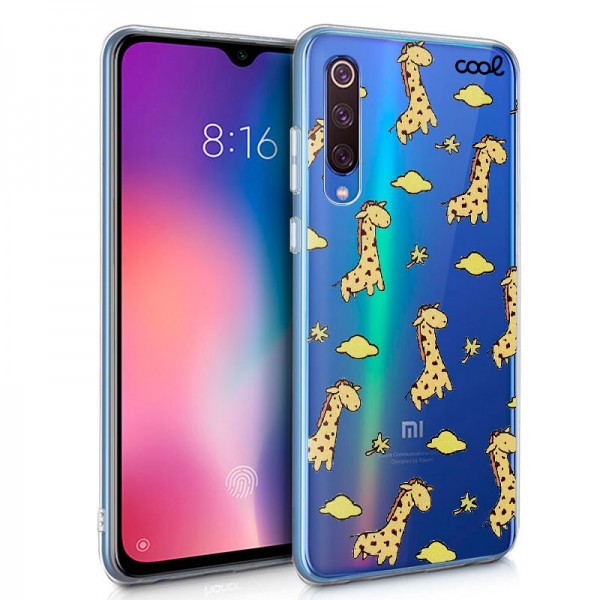 Carcasa COOL para Xiaomi Mi 9 SE Clear Jirafas D