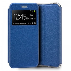 Funda COOL Flip Cover para Xiaomi Mi 9 Lite Liso Azul D