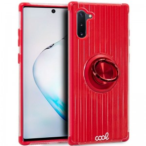 Carcaça COOL para Samsung N970 Galaxy Note 10 anel rígido vermelho D